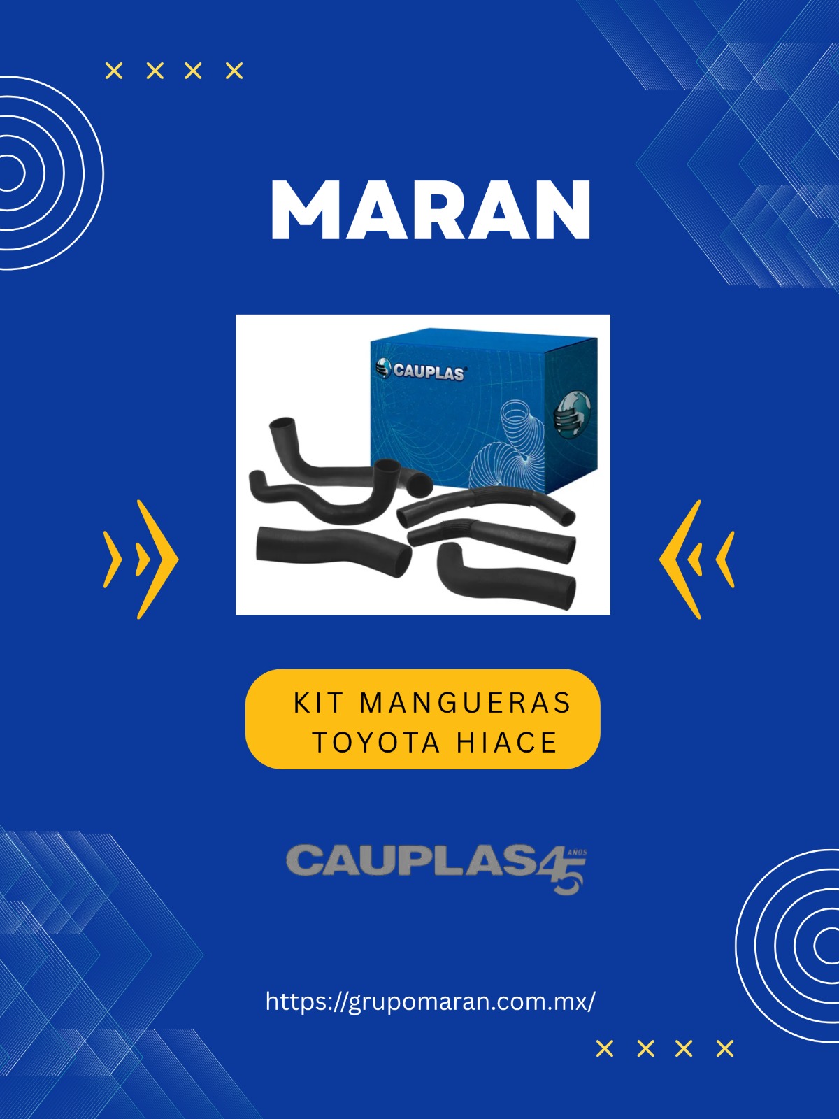 KIT DE MANGUERAS HIACE 2007-2016