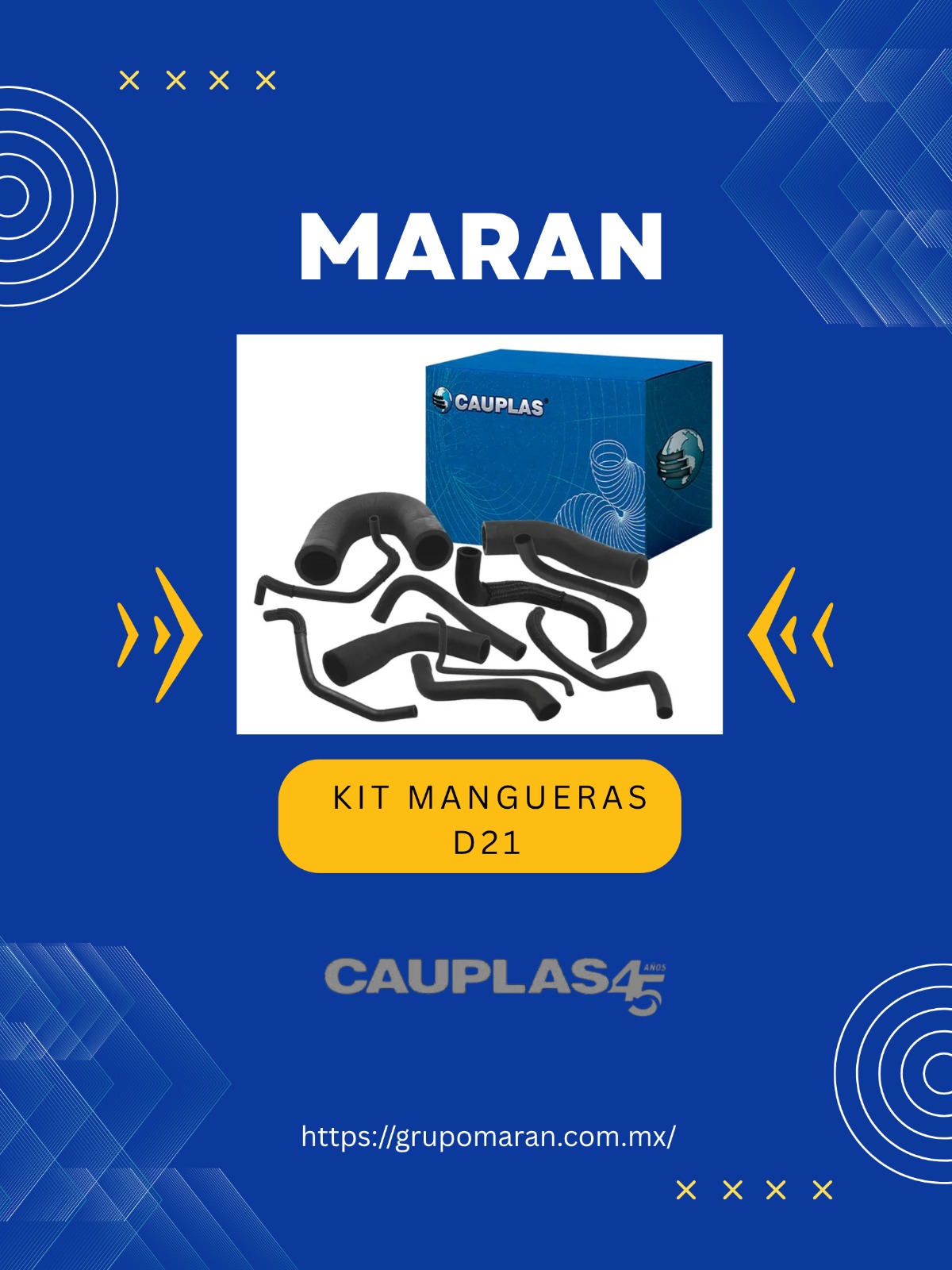 KIT DE MANGUERAS NISSAN D21 2.4 1995-2004