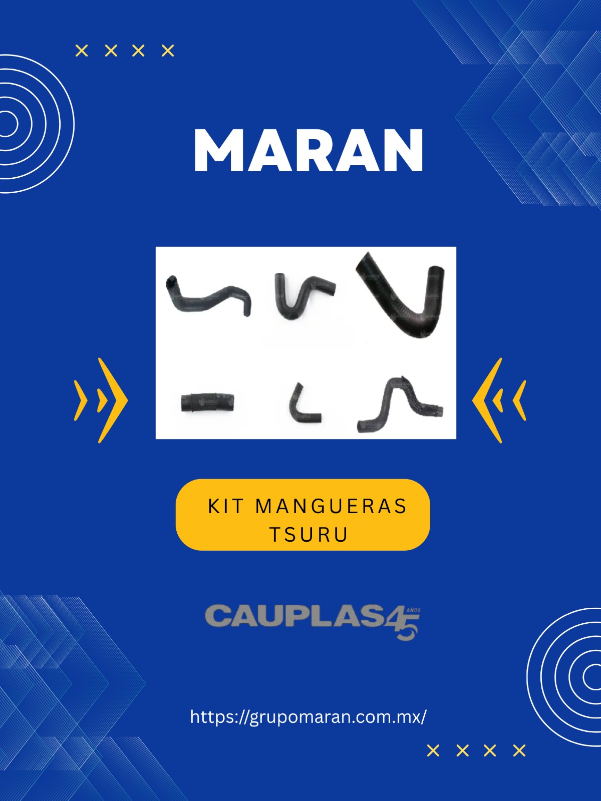 KIT DE MANGUERAS TSURU 1997-2017